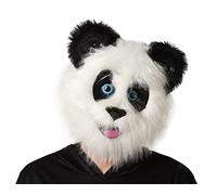 BigBuy Carnival S1126283 Máscara Oso Panda, Multicolor