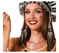 BigBuy Carnival Tatuajes Temporales Indio