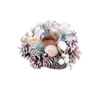 BigBuy Christmas Portavelas Navideño Multicolor Plástico Foam 16 x 16 x 7 cm