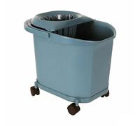 BigBuy Cleaning Cubo de Fregar 16 L Azul (6 Unidades)