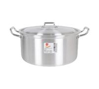 BigBuy Cooking Cacerola con Tapa Aluminio 33,5 x 28 x 15 cm (8 Unidades)