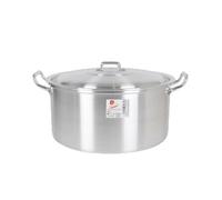BigBuy Cooking Cacerola con Tapa Aluminio 38,5 x 33 x 18,5 cm (4 Unidades)