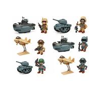 BigBuy Fun Figura de Acción Militar Set