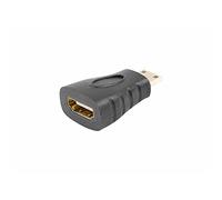BigBuy Home Adaptador Mini HDMI a HDMI Lanberg AD-0037-BK Negro
