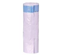 BigBuy Home Bolsas de Basura Perfumado Autocierre Lila Polietileno 24 Unidades 10 L