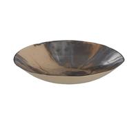 BigBuy Home Centro de Mesa Marrón Crema Cristal 29 x 29 x 7 cm