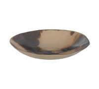 BigBuy Home Centro de Mesa Marrón Crema Cristal 40 x 40 x 9 cm