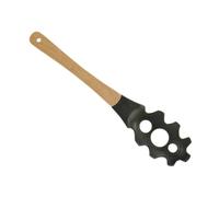 BigBuy Home Cuchara para Servir Pasta Nailon Madera 5 x 34,5 x 7,5 cm (12 Unidades)