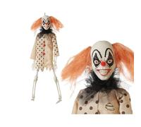 BigBuy Home Decoración para Halloween Esqueleto Payaso 40 cm S1135620 - EAN: 8422259793595