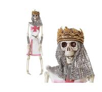 BigBuy Home Decoración para Halloween Rey Medieval Esqueleto 40 cm S1135616 - EAN: 8422259793519