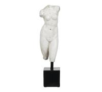 BigBuy Home Escultura Blanco Negro Resina 14 x 11 x 43 cm Busto - Marca EAN: 8445146104717