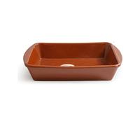 BigBuy Home Fuente de Cocina Vitro Azofra Barro cocido 35 x 25 x 6 cm