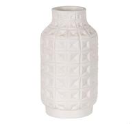 BigBuy Home Jarrón Blanco Cerámica 22 x 22 x 41 cm
