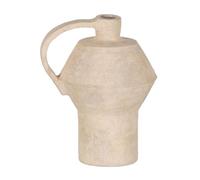 BigBuy Home Jarrón Gris Claro Cerámica 18 x 15 x 23 cm