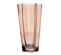 BigBuy Home Jarrón Marrón Cristal 15,5 x 15 x 30 cm