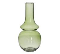 BigBuy Home Jarrón Verde Cristal 12,5 x 12,5 x 26 cm