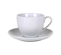 BigBuy Home Juego de 2 Tazas con Plato Turia 200 CC