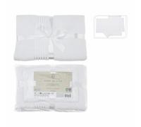 BIGBUY HOME Juego de Toallas Essentials Blanco (3 Piezas)