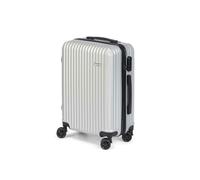 BigBuy Home Maleta de Cabina Gris Claro 38 x 57 x 23 cm Rayas