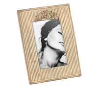 BigBuy Home Marco de Fotos Beige Poliresina 17,2 x 2,5 x 22,2 cm