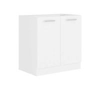 BigBuy Home Mueble Auxiliar Atlas Blanco 80 x 82 x 52 cm