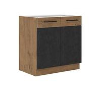 BigBuy Home Mueble Auxiliar Rock Melamina 80 x 82 cm