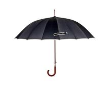 BigBuy Home Paraguas Negro Metal Tela 110 x 110 x 95cm (24 Unidades)