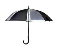 BigBuy Home Paraguas Negro Transparente Metal Tela 96 x 96 x 84,5 cm (24 Unidades)