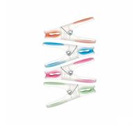 BigBuy Home Pinzas para la Ropa Multicolor Silicona Plástico 20 Piezas Set (24 Unidades)