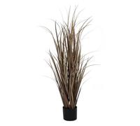 BigBuy Home Planta Decorativa PVC Acero Cemento 122 cm 14 x 14 x 13 cm