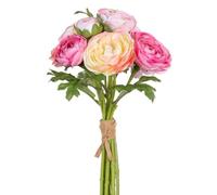 BigBuy Home Ramo Verde Rosa Rosas 20 x 20 x 35 cm