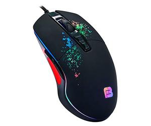 BigBuy Home Ratón Gaming Blackfire BFX-195 RGB LED Negro