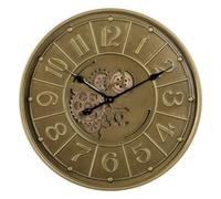 BigBuy Home Reloj de Pared Dorado Hierro 60 x 8 x 60 cm - Marca EAN: 8445146105301