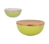 Bigbuy Home S2208015 Cuenco Legno Percutti, 13.8 x 6.7 cm