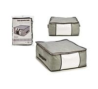 BigBuy Home S3602149 Caja de Almacenaje, Gris, 45 x 45 x 20 cm