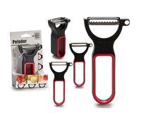 Bigbuy Home S3605602 Set de Cuchillos Peladores, 3 Piezas