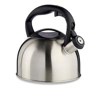 BigBuy Home S3605673 Tetera, Acero Inoxidable, 2.5 L, Materiales Varios