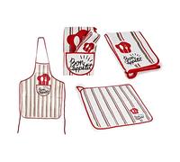 BigBuy Home Set de Cocina Compuesto por Delantal y paño de Cocina, 2 Piezas (Referencia: S3609334)