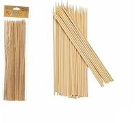 BigBuy Home Set de Pinchos para Barbacoa Bambú 0,3 x 30 x 0,3 cm (48 Unidades)