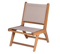 BigBuy Home Silla de Jardín Nina 50 x 64 x 75 cm Beige Acacia