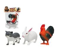 BigBuy Kids Set de Animales de Granja 30 x 24 cm
