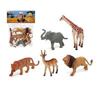 BigBuy Kids Set de Animales Salvajes Selva 29 x 23 cm