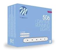 BigBuy Ldo506 M-Tech Luz Led, Blanco, 2 pcs