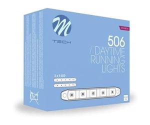 BigBuy Ldo506 M-Tech Luz Led, Blanco, 2 pcs