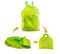 BigBuy Outdoor Mochila Plegable Adventure Goods. V0201040, Adultos Unisex, Verde Pistacho, Unico