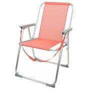 BigBuy Productos de hogar Flamingo Silla, Aluminio, Coral, Estándar