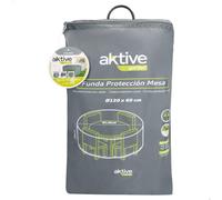 BigBuy Productos de hogar Funda Protectora Aktive Mesas 180 x 60 x 110 cm Gris (6 Unidades)