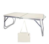BigBuy Productos Deportivos 12513 Mesa Plegable, Crema, Estándar