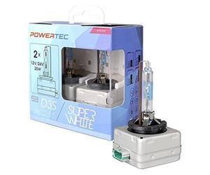BigBuy S3702554 Bombilla para Automóvil Mtecptzswd3S-Duo M-Tech D3S 35W 12/24V, 2 Piezas