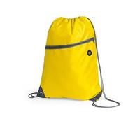 BigBuy School Bolsa Mochila con Cuerdas y Salida de Auriculares 144780, Color Blanco